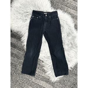 Crewcuts Boys‎ Corduroy Pants 6 Cotton Blend Blue Black Adjustable Waist Pockets
